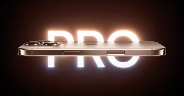 iPhone 15 Pro with camera control